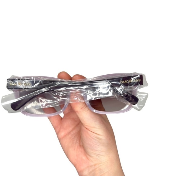 Isaac Mizrahi New York IM 30220 Purple Cat Eye Full Frame Acetate Sunglasses - Picture 10 of 12